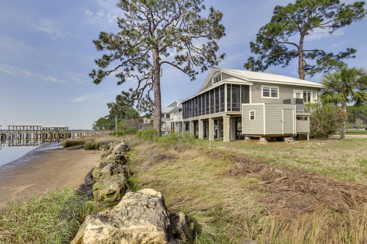 Waterfront Ochlockonee Bay Cottage With Views! Panacea Exterior photo